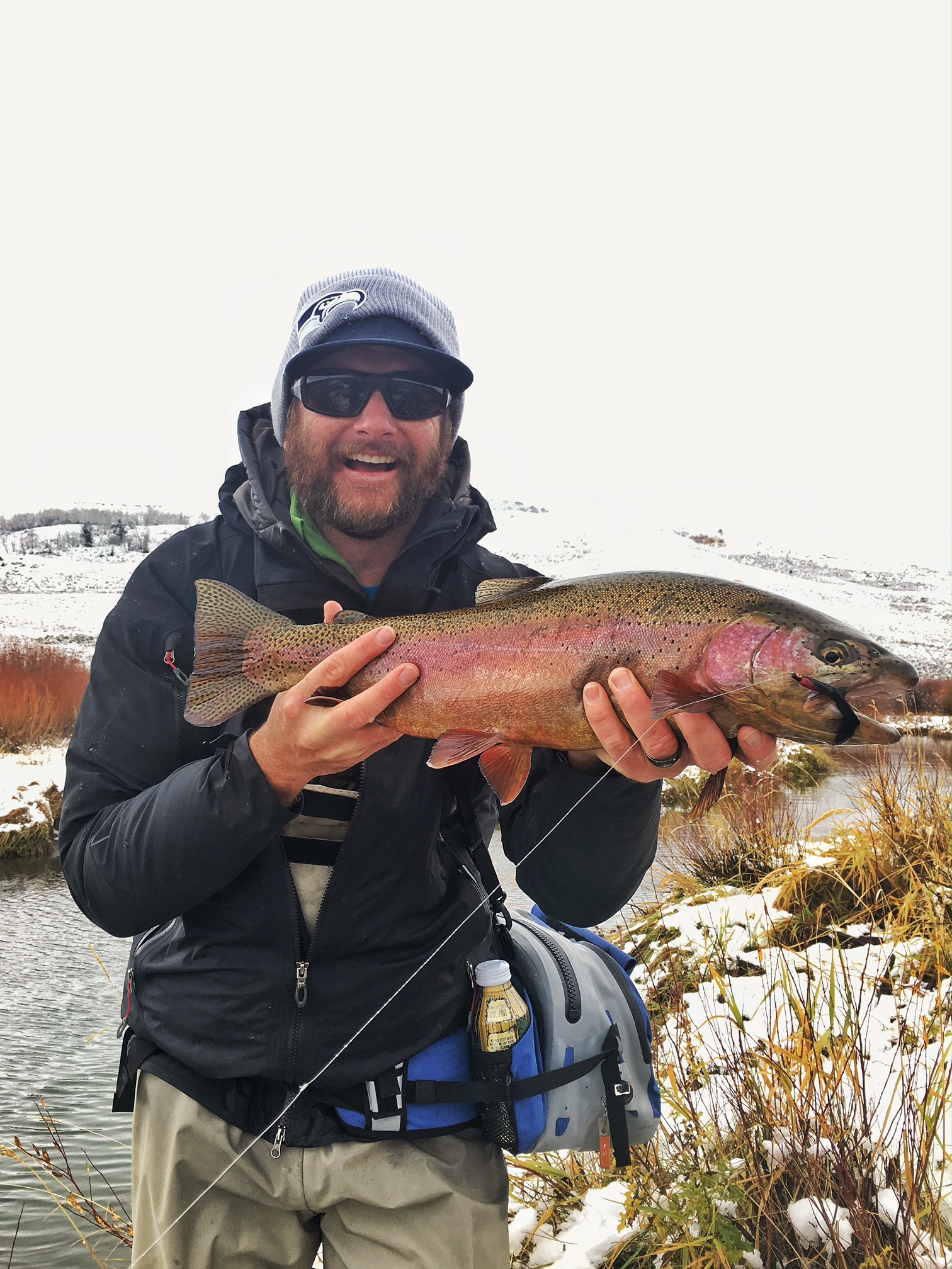 Winter Fly Fishing: See a Rainbow in a Blizzard