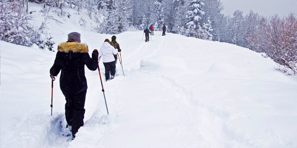 Snowshoeing Park City Utah