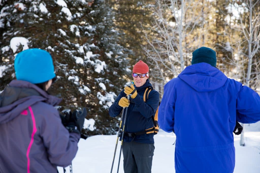 Guide explains cross country skiing techniques