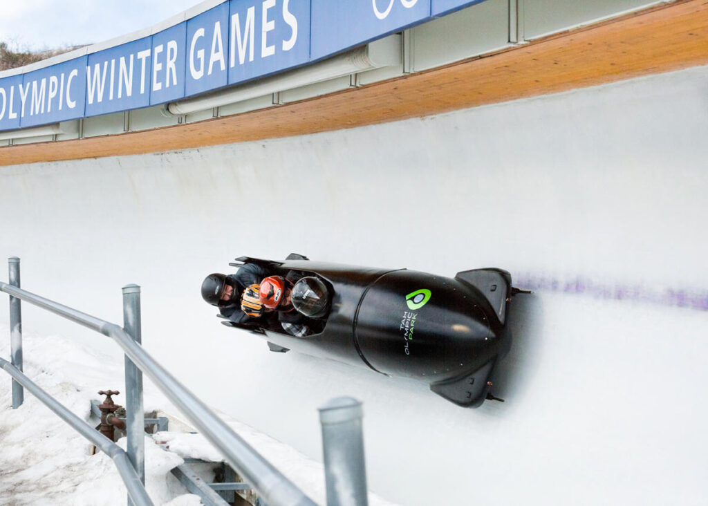 Utah Olympic Park Bobsledding